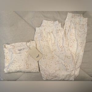 Kyte BABY Cream Starry Pajama Set